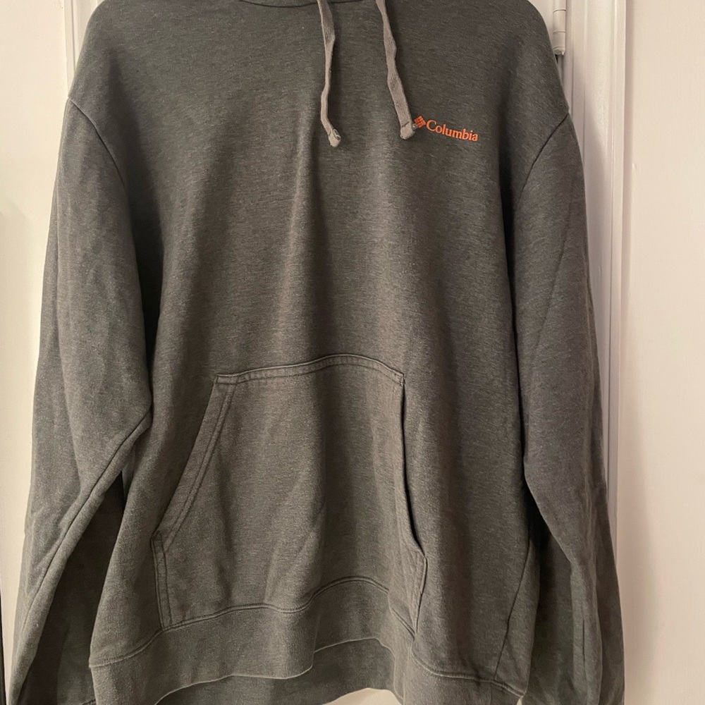 Gray Large sweatshirt with hood